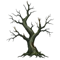 Dead or dying tree illustration