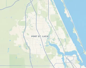 Map of Port St. Lucie
