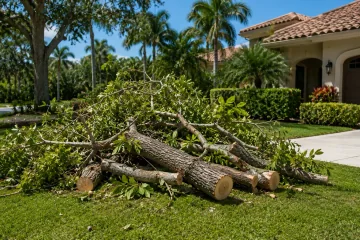 Tree removal detail
